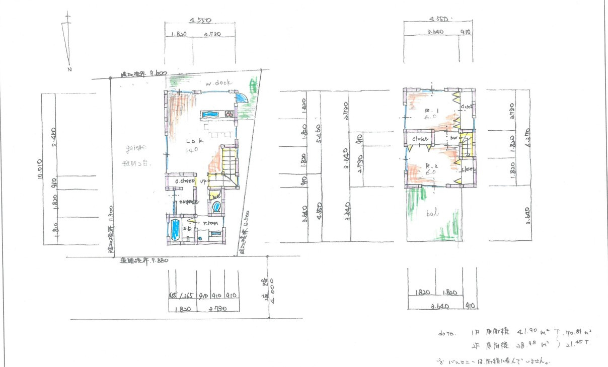 建築プラン例