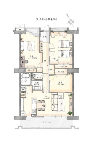 間取り：323000491120