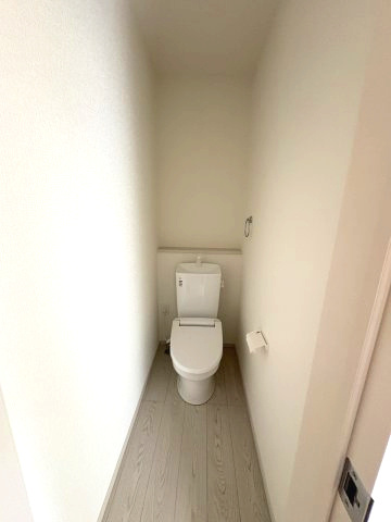 現地写真。2階にもトイレです。