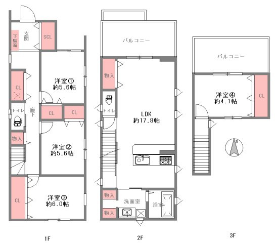 間取り：327001695385