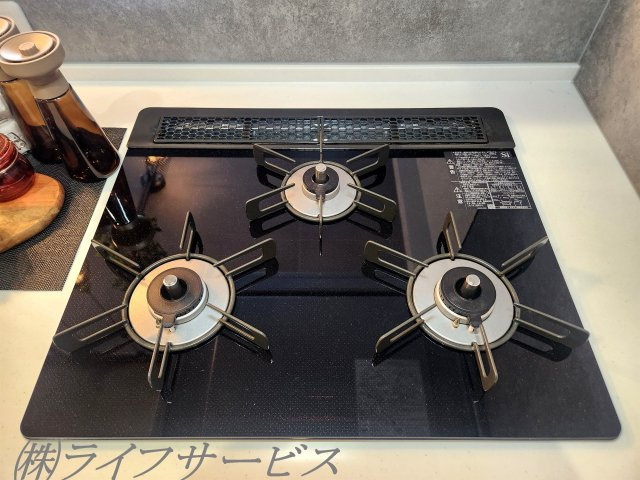 キッチン3口ガスコンロ