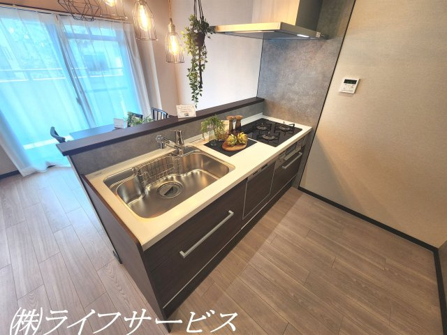 キッチン／オープンタイプ！ビルトイン食洗機、浄水器搭載！
