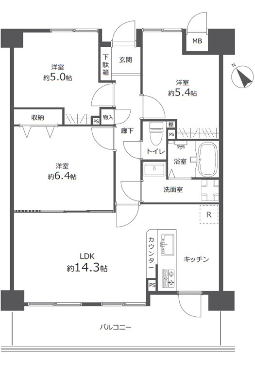 間取り：334000255409