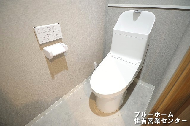 清潔感を保つ温水洗浄便座です！