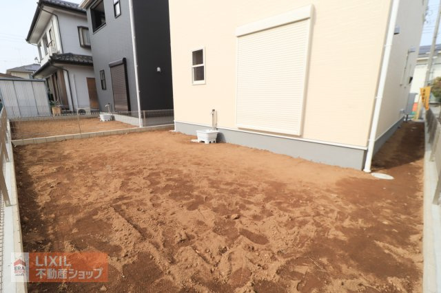 【お庭】現地完成写真。色々な使い方ができます！お好みでカスタマイズはいかがでしょうか。