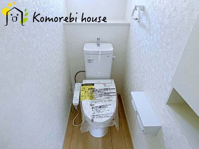 ゆったりとした空間のトイレです