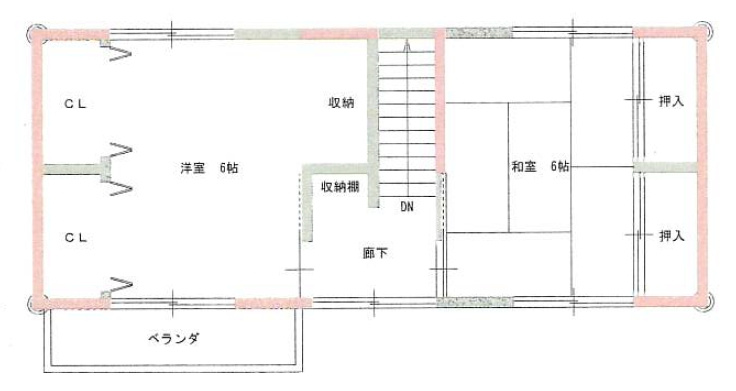 2階間取り図