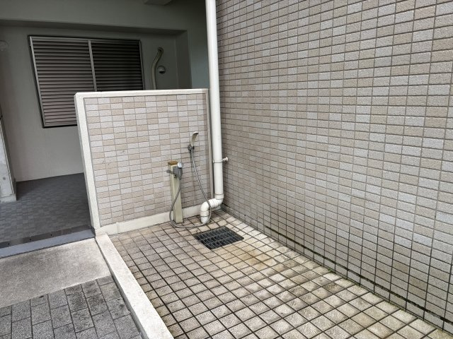 ペットの足洗い場です。