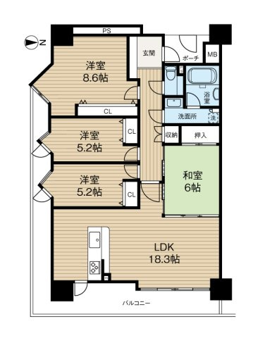 間取り：328000623109