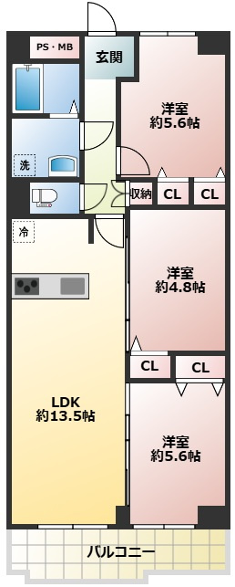 間取り：328000622304