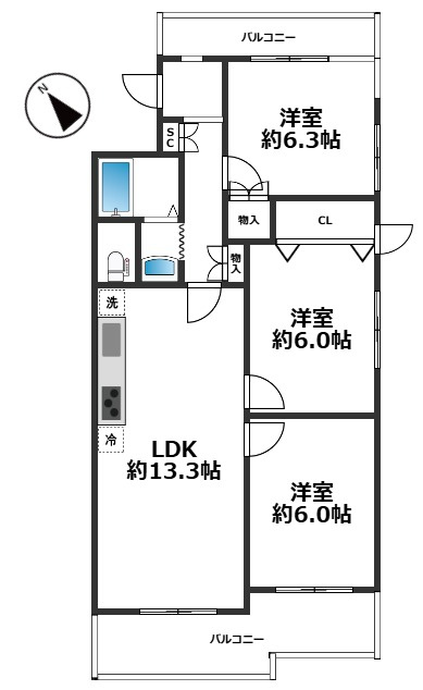 間取り：328000669266