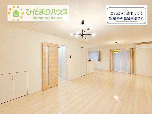 早くお仕事終わらせて、家に帰りたくなるようなリビングです(^^♪