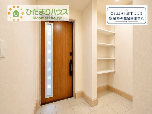 土間の玄関シューズクロークならアウトドア用品やベビーカーも土汚れを気にせずスッキリ収納できます！