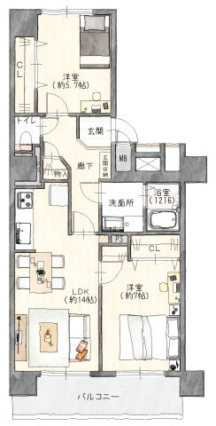 間取り：324000024297