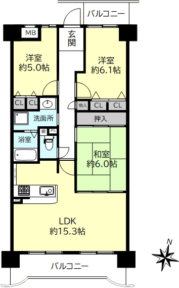 間取り：328000563011
