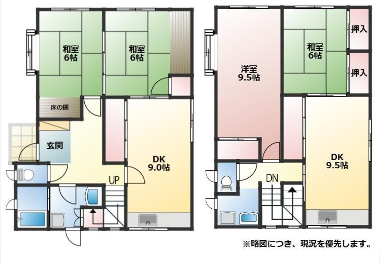 物件の間取図です。