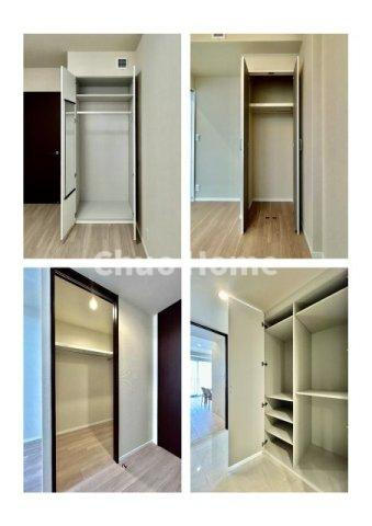 居室にはクローゼットを完備し、自由度の高い家具の配置が叶うシンプルな空間です。お子様の成長と必要になる子供部屋を与えるにはぴったりの間取りですね。