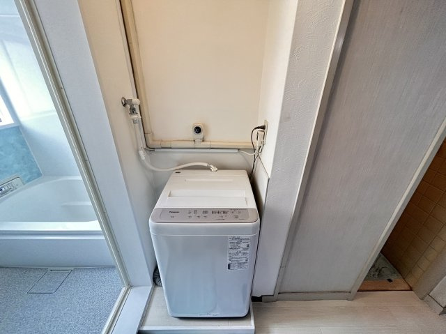 室内にランドリースペースございます！