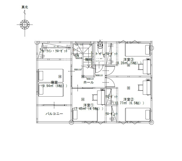 【竹末一丁目（2期）の区画図】