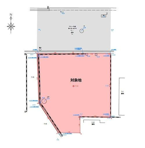【竹末一丁目（2期）の区画図】