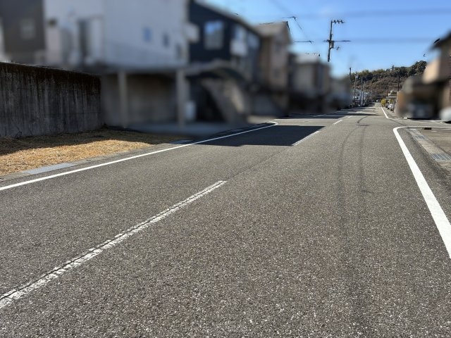 前面道路含む現地写真です