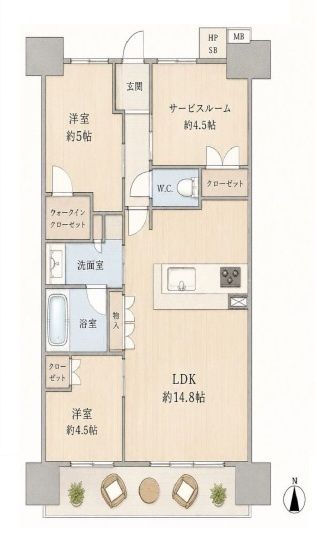 間取り：328000682309