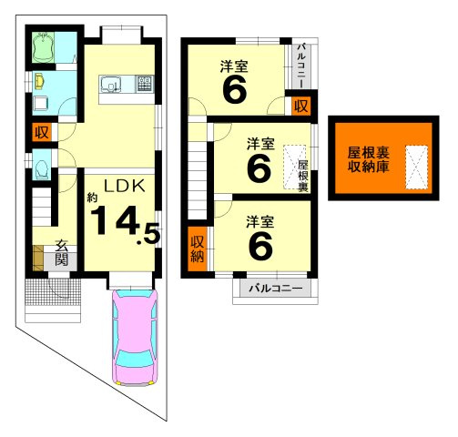 間取り：326000246458