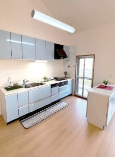 【ベルコリーヌ南大沢６号棟のキッチン】