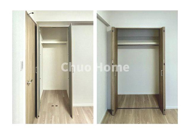 居室にはクローゼットを完備し、自由度の高い家具の配置が叶うシンプルな空間です。お子様の成長と必要になる子供部屋を与えるにはぴったりの間取りですね。