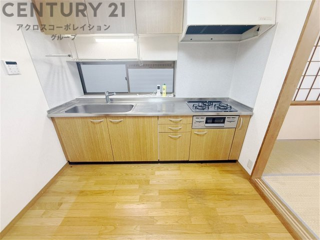 大きなシンクでお鍋などの大きな調理器具を洗う際にも便利です。