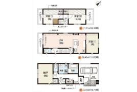 赤羽北3丁目新築戸建の間取り