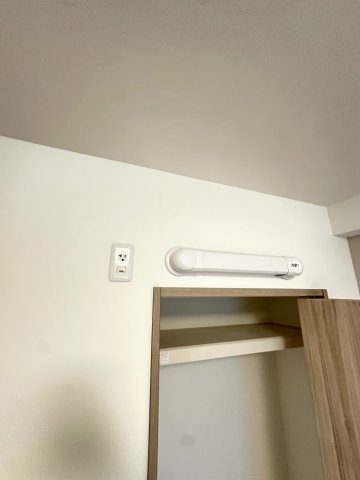 納戸表記のお部屋にもしっかりエアコンの先行配管があります