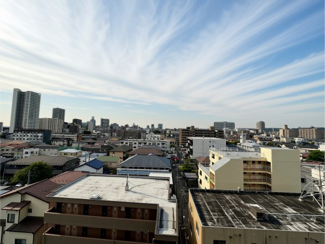 バルコニー面は低層階の建物が広がっているため、視線を気にしなくてよいので窓を開けっぱなしで暮らしたくなります