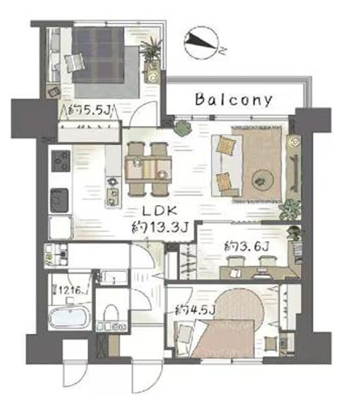 間取り：313004623736