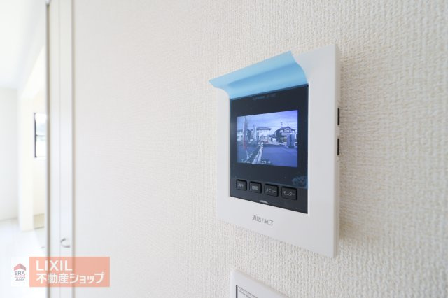 【TVインターホン】現地完成写真。カラーTVインターホン。