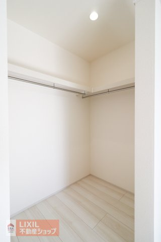 【収納】現地完成写真。しっかり収納がついております！