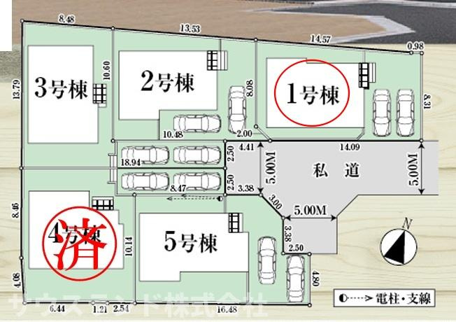 低層住宅が建ち並ぶ第一種低層住居専用地域。ゆったりとした街並みの中で、穏やかな毎日を過ごせる住環境です。