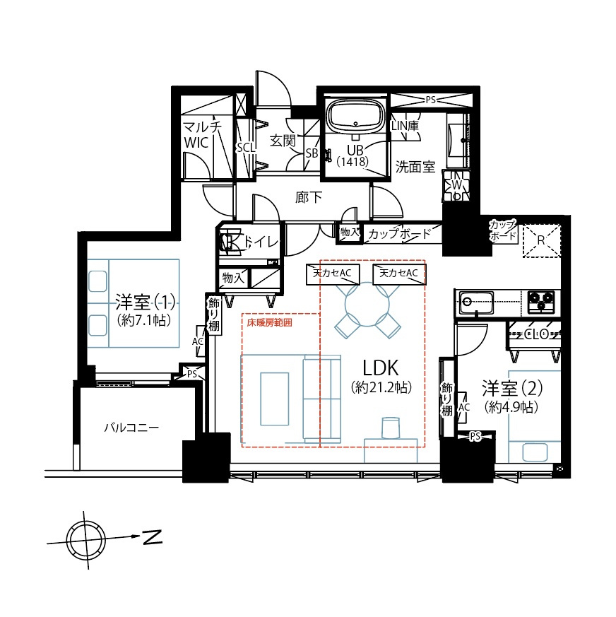 間取り：313004636909