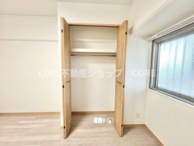 全居室にクローゼットを完備！居室空間をより広く隅々までお使いいただけますね。