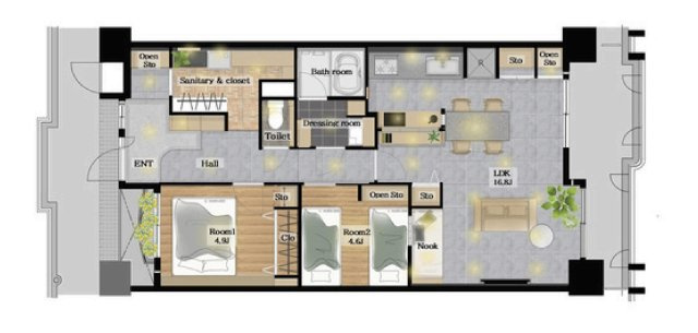 間取り：327002234582