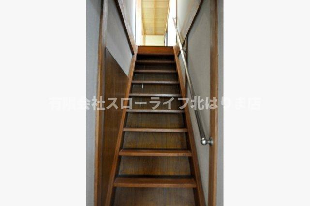 2階へ