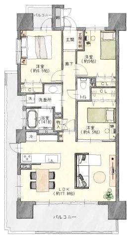 間取り：324000030745