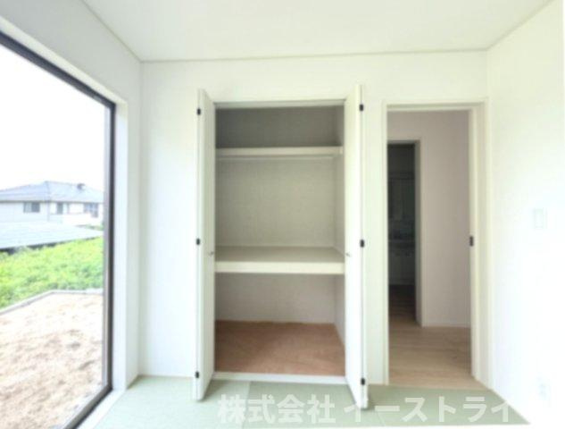 同社施工写真　和室には押入れが付いてるので、来客用の布団も収納できます！