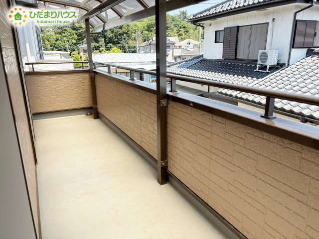 屋根付きのインナーバルコニーは、共働きのご家庭の強い味方！急な雨でもお洗濯物の心配がいりませんね(^^)/       　