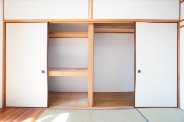 4.5帖和室の収納です。
