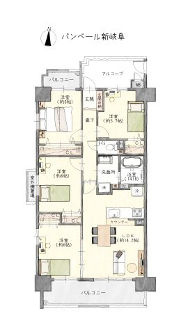 間取り：321000083278