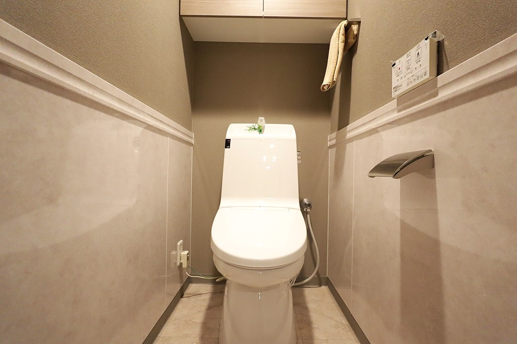 清潔感のあるトイレです