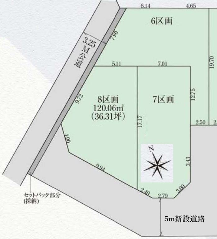 8区画