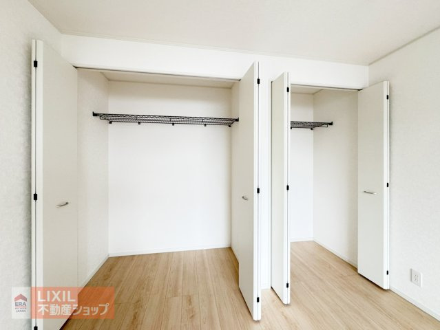 【収納】現地完成写真。しっかり収納がついております！