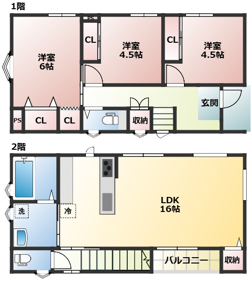 建築条件付き!　参考プランございます!　車庫並列2台可(車種による)